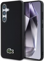 Samsung LCHMS25SPVCK Lacoste iconic petit pique woven logo  galaxy s25 magsafe tok, fekete kép