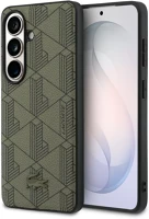 Samsung LCHMS26LPBSB Lacoste pvc blend monogram magnetic  galaxy s26 hátlap tok, magsafe, khaki kép