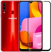 Samsung MC15394 Galaxy a20s üvegfólia- fekete tokbarát slim 3d üvegfólia kép