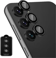 Samsung MC24023-2 Galaxy a55 5g - metal - üveg, kameralencse védőkeret - fekete kép