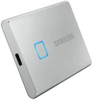 Samsung MU-PC2T0S/WW 2tb t7 touch external silver külső usb 3.2 kép