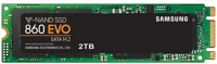 Samsung MZ-N6E2T0BW 2.0tb 860 evo m.2 sata3 ssd kép