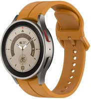 Samsung PT5903396204531-5 Galaxy watch fe - karamell színű szilikon szíj (szíj szélesség: 20 mm) kép