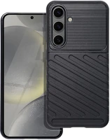 Samsung PT5903396339189 Telefontok  galaxy s25 - thunder fekete ütésálló szilikon hátlap tok kép