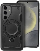 Samsung PT5903396424052 galaxy a17 5g - frost armor fekete szilikon tok, kitámasztó ujjgyűrűvel kép
