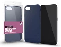 Samsung S21+, SÖTÉTKÉK Xprotector matte, ultravékony matt szilikon hátlap tok kép