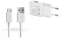 Samsung EP-TA200EWE + ECB-DU68WE gyári USB hálózati töltő adapter + micro USB adatkábel - 5V/2A - EP kép