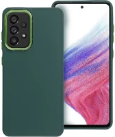 Samsung SOP105686 Frame  galaxy s25 közepesen ütésálló tok kameravédő kerettel, zöld kép