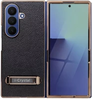 Samsung SP109728 Crystal  galaxy z fold 7 hátlap tok, fekete-arany kép