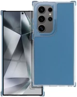 Samsung SP110385 Matrix  galaxy a17 hátlap tok kameravédő peremmel, kék (matt) kép