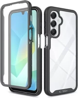 Samsung SP111565 galaxy a17 strapabíró tok kijelzővédő kerettel, fekete kép