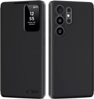 Samsung SP111573 Tech-protect smart wallet  galaxy s25 ultra flip / kinyitható tok, fekete kép