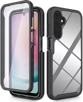 Samsung SP112466 galaxy a25 strapabíró tok kijelzővédelemmel, fekete kép