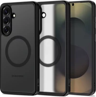 Samsung SP113565 Tech-protect magpeak  galaxy s26 hátlap tok, magsafe, áttetsző-fekete kép