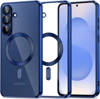 Samsung SP113947 Tech-protect magflex  galaxy s25 fe hátlap tok, magsafe, kék-átlátszó kép