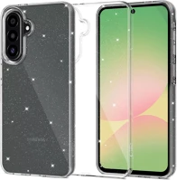 Samsung SP114140 Tech-protect flexair  galaxy a37 hátlap tok, csillámos-átlátszó kép