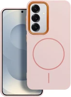 Samsung SP114165 Frame mag  galaxy a37 hátlap tok kameravédő peremmel, magsafe, rózsaszín kép