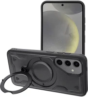 Samsung SP114179 Frost armor  galaxy a57 starabíró tok kitámasztóható gyűrűvel, fekete kép