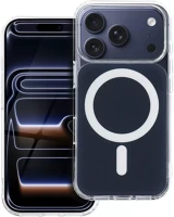 Samsung SP114181 Clear fusion mag  galaxy a57 hátlap tok, magsafe, kék kép