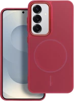 Samsung SP114186 Frame mag  galaxy a57 hátlap tok kameravédő peremmel, magsafe, magenta kép