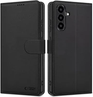 Samsung SP114340 galaxy a57 flip / kinyitható tok kártyatartóval, fekete kép