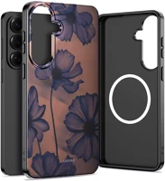 Samsung SP114499 Tech-protect lamano  galaxy a57 hátlap tok, magsafe, velvet night, mintás kép