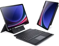 Samsung TAB S9/ S9FE/ S10FE / S10 lite kihajtható tok vezeték nélküli billentyűzettel, fekete kép