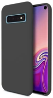 Samsung TF5900495732408 Galaxy s10+ (s10 plus) telefontok - fekete szilikon tok kép