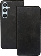 Samsung TF5907504551777 galaxy s25 fe - suede - fekete mágneses szilikon keretes könyvtok ﻿ kép