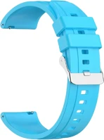 Samsung TM0041103 Okosóra szíj -  galaxy watch 3 (45 mm) - világoskék szilikon szíj (22 mm) kép