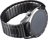 Samsung TM0041709 Okosóra szíj -  galaxy watch 3 (45 mm) - fekete rugalmas fém szíj (22 mm) kép