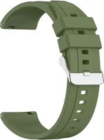Samsung TM0041966 Okosóra szíj -  galaxy watch 3 (45 mm) - olívazöld szilikon szíj (22 mm) kép