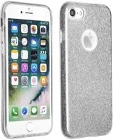 Samsung TS15275 Galaxy s25 fe sm-s731, szilikon tok, csillogó, forcell shining, ezüst kép