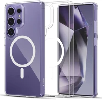 Samsung TS15350 galaxy s25 ultra sm-s938, műanyag hátlap védőtok + szilikon keret kép