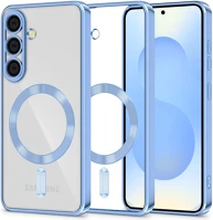 Samsung TS15370 galaxy s25 sm-s931, műanyag hátlap védőtok + szilikon keret, közepesen kép