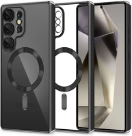 Samsung TS15371 galaxy s25 ultra sm-s938, műanyag hátlap védőtok + szilikon keret kép