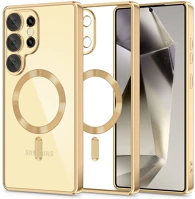 Samsung TS15372 galaxy s25 ultra sm-s938, műanyag hátlap védőtok + szilikon keret kép