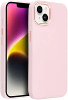Samsung TS15762 s26 plus sm-s947, szilikon tok, közepesen ütésálló, fémhatású kamera kép