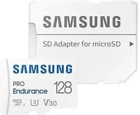 Samsung UHS-I U3 V30 Pro endurance microsdxc uhs-i u3 v30 128gb + adapter kép