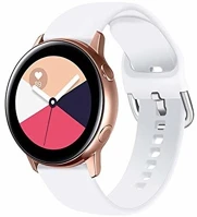 Samsung XP118665 Okosóra szilikon szíj - samsung galaxy watch active 2 (20mm) - fehér kép