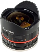 Samyang F1220302101 8mm f/2.8 fish-eye ii (canon m) fekete kép