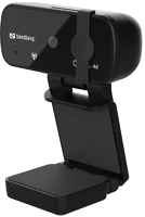 Sandberg 133-98 webkamera - usb webcam pro+ 4k (3264x2448 képpont, 8 megapixel, ° látószög; usb 2.0, mikrofon) kép