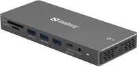 Sandberg 136-61 13-port 100w usb-c dokkoló fekete kép