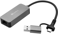 Sandberg 136-68 Kábel átalakító - usb-c/a 2.5 gbe rj45 adapter kép