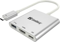 Sandberg 136-00 Usb-c - hdmi+usb mini dokkoló