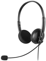 Sandberg 325-41 Minijack office saver fejhallgató headset fekete kép