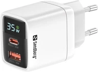 Sandberg 441-52 Telefon töltő - 2in1 charger 1xusb-c 1xusb 35w