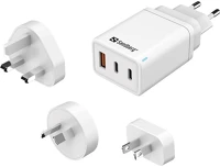 Sandberg 441-59 Telefon töltő - 3in1 travelcharger usb-c/a 65w kép