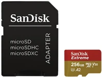 Sandisk 10, UHS-1, 190MB/S extreme memóriakártya 256gb (microsdxc, class kép
