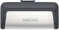 Sandisk 139778 256gb ultra dual drive usb type-c black/silver kép
